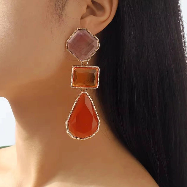 Abstract Resin Earrings