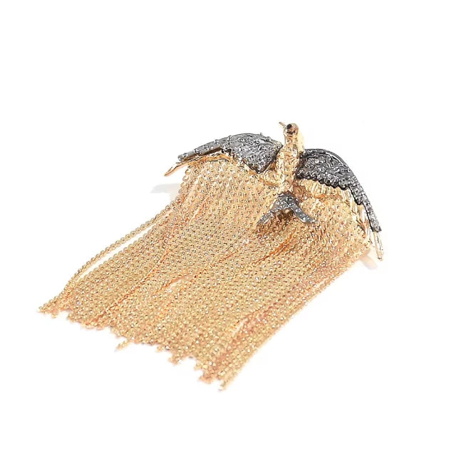 Alara - Wings of Freedom Tassel Earrings