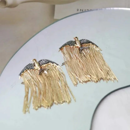 Alara - Wings of Freedom Tassel Earrings