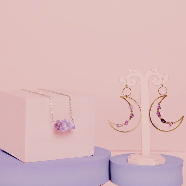 Amethyst Neck Charm