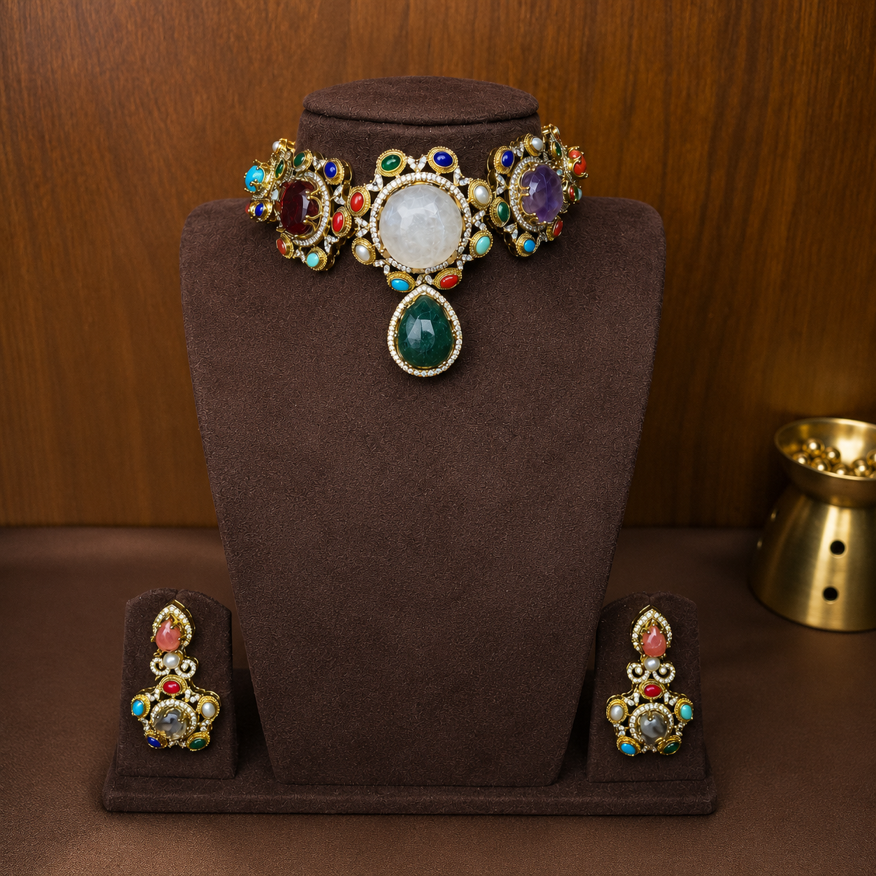 Navrika – Multigem Heritage Choker Set