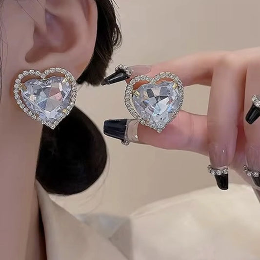 Glowing Heart Studs