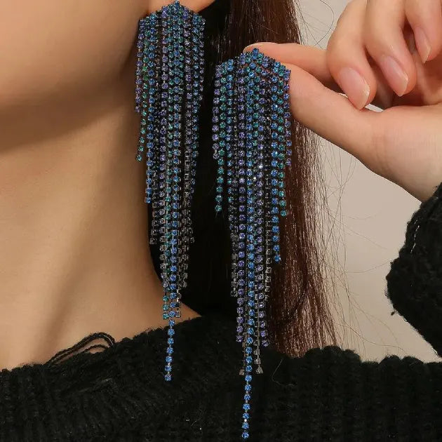 Blue Rhinestone Dusters