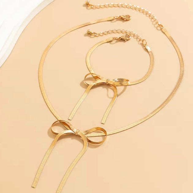 Bow & Knot Jewellery Set