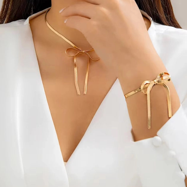 Bow & Knot Jewellery Set