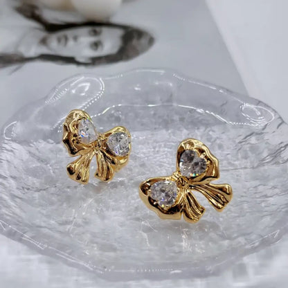 Heartfelt Bow Studs