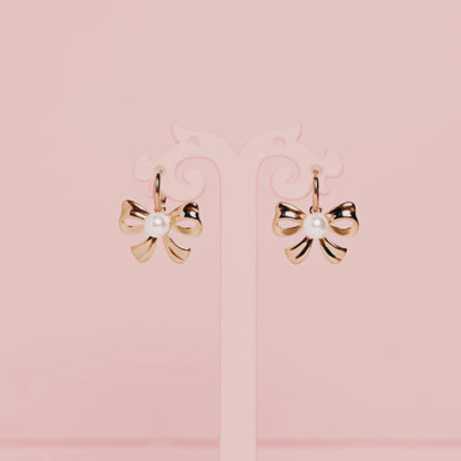 Bow with Pearl Jewellery Set