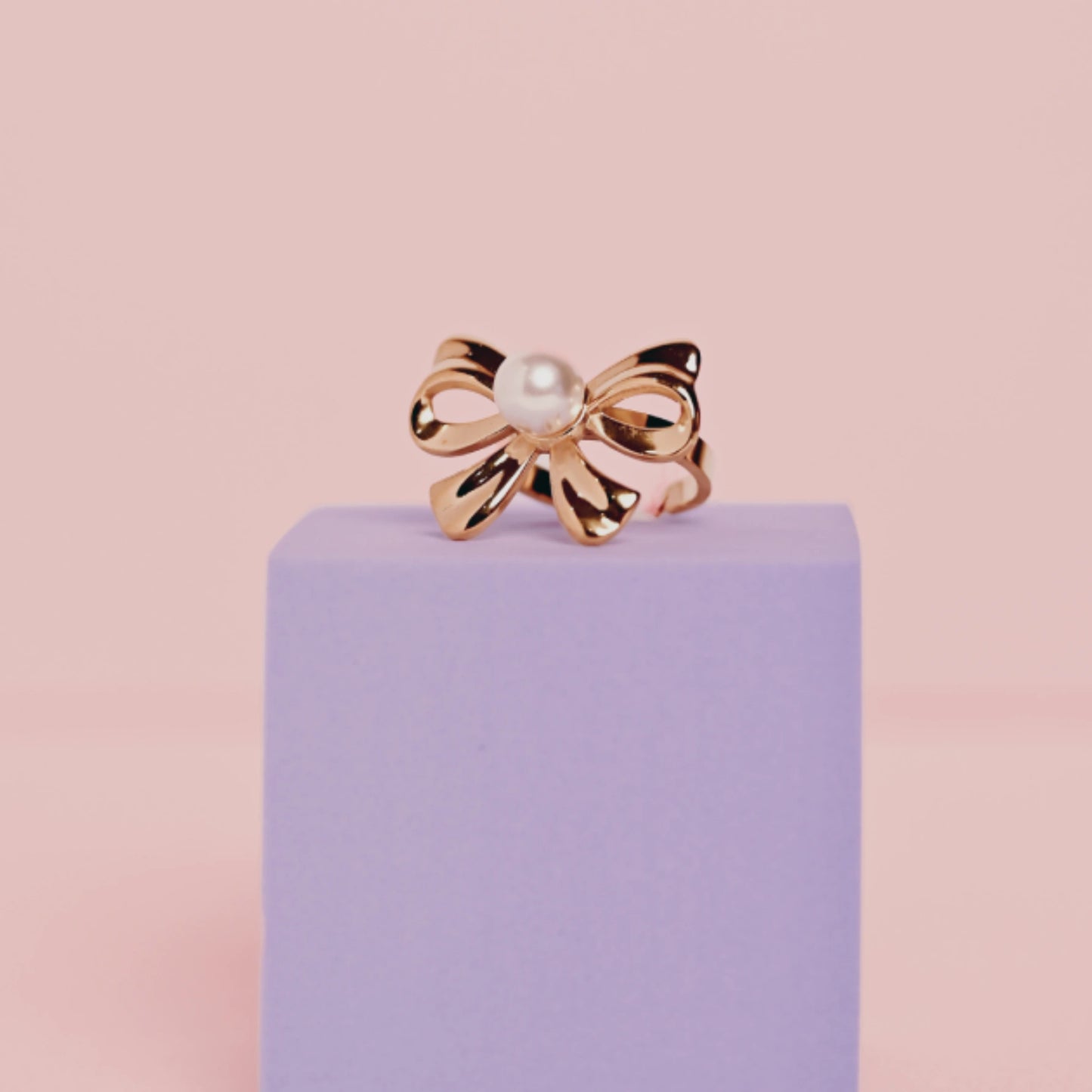 Bow with Pearl Jewellery Set