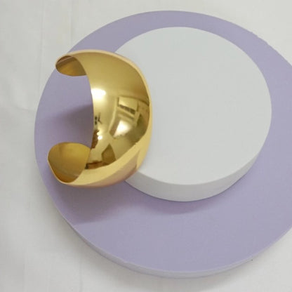 Eterna Aureum Brass Cuff - 18k Gold Plated