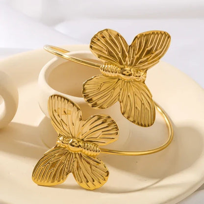 Butterfly Armlet - 18k Gold Plated