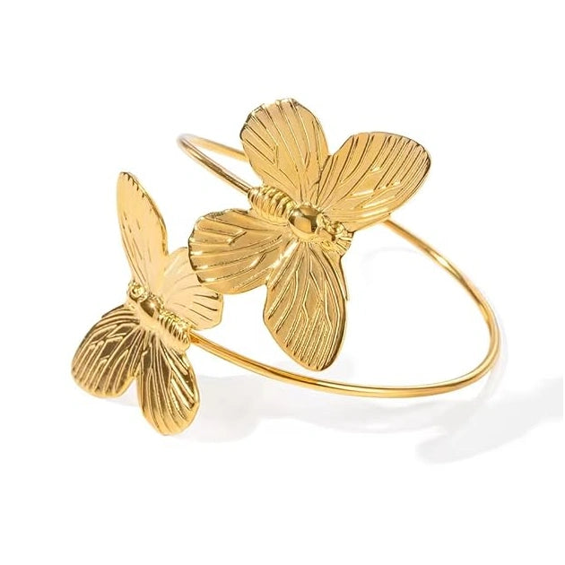 Butterfly Armlet - 18k Gold Plated