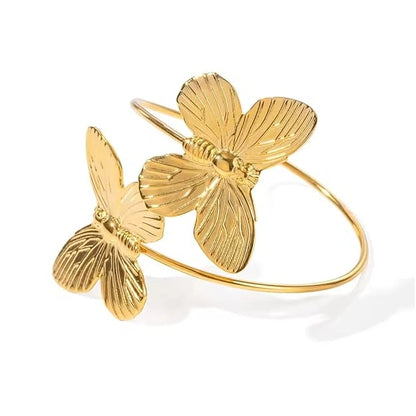 Butterfly Armlet - 18k Gold Plated