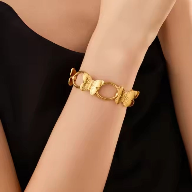 Butterfly Chain Bracelet