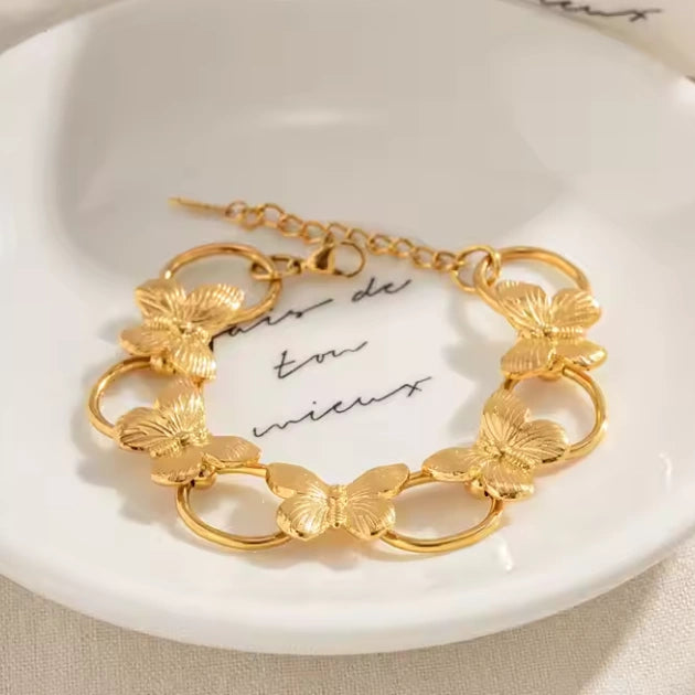 Butterfly Chain Bracelet