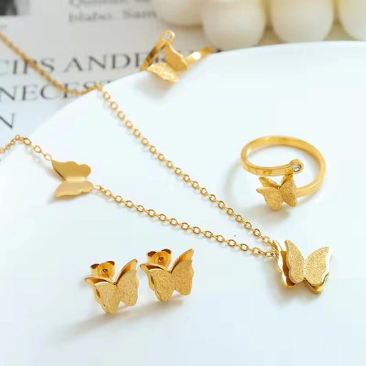 Butterfly Jewellery Set