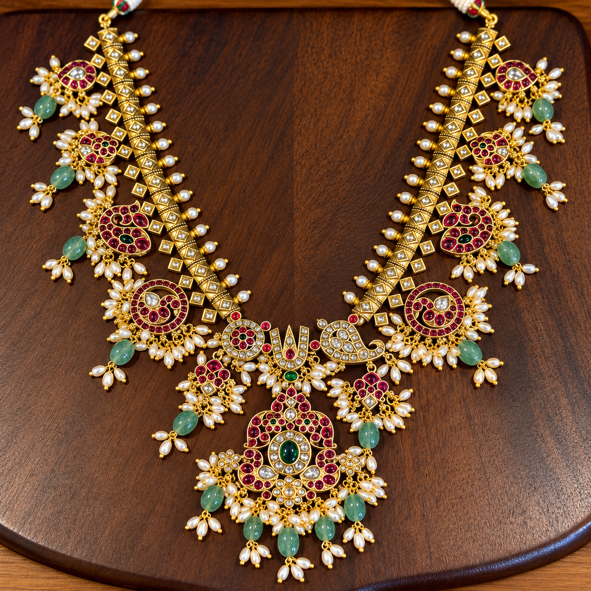 Vaikuntha Manjari – Original Jadau Kundan Gutta Pusalu Set