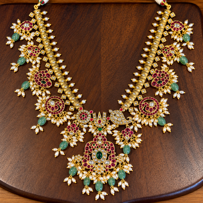 Vaikuntha Manjari – Original Jadau Kundan Gutta Pusalu Set