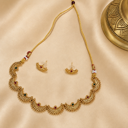 Chandralekha – Antique Temple Necklace Set.
