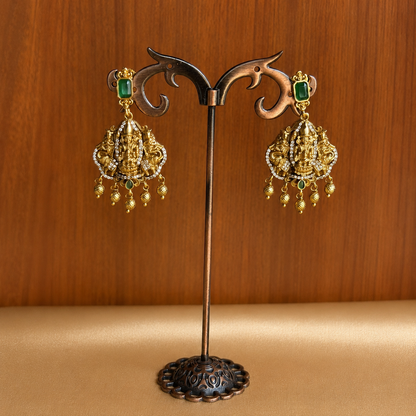 Shri Lakshmi Venkatesha Vaibhava - Micro Gold Plated Necklace Set.