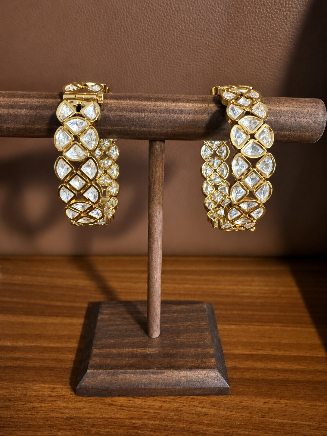 Taarini – Real Moissanite Polki Statement Kada