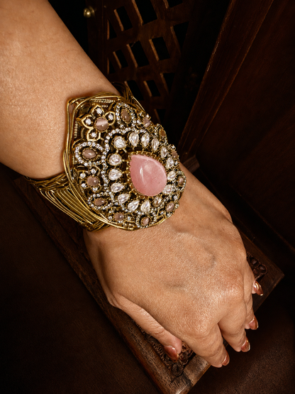 Roshanara Blush Statement Cuff