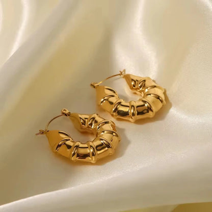 Croissant Gold Hoops