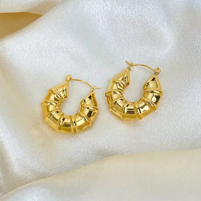 Croissant Gold Hoops