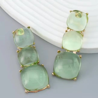 Colorful Trio Square Drops
