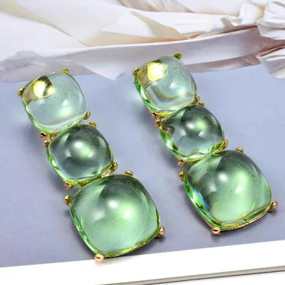 Colorful Trio Square Drops