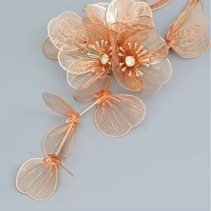 Luxe Blooming Statement Necklace