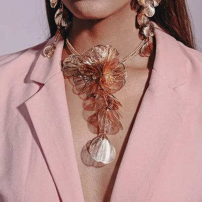 Luxe Blooming Statement Necklace
