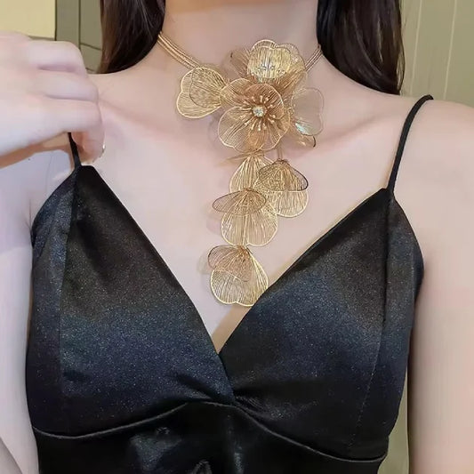 Luxe Blooming Statement Necklace