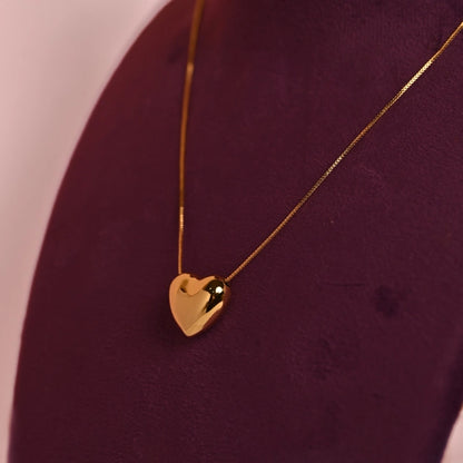 Pure Heart Charm with Chain