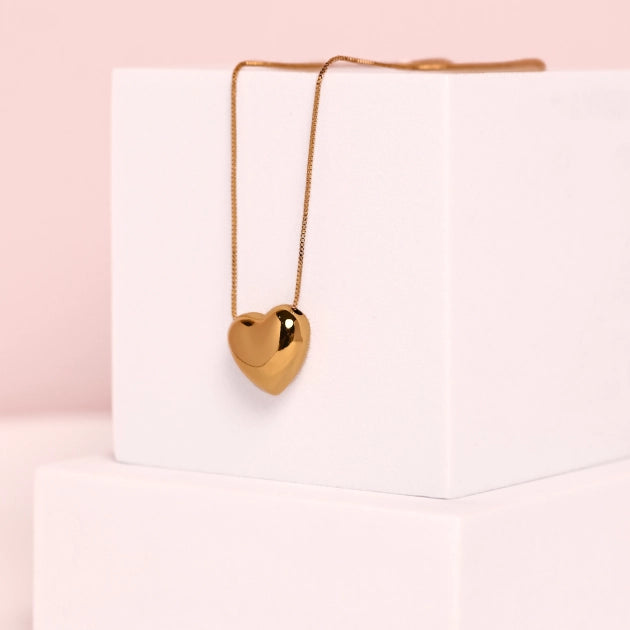 Pure Heart Charm with Chain