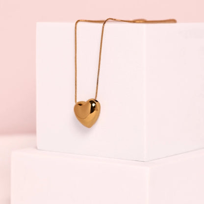 Pure Heart Charm with Chain