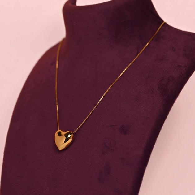 Pure Heart Charm with Chain