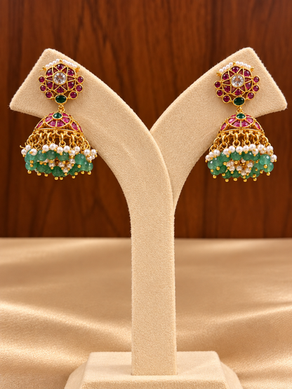 Tarangini Trimaya – Premium Kemp & Kundan Three-Way Convertible Choker