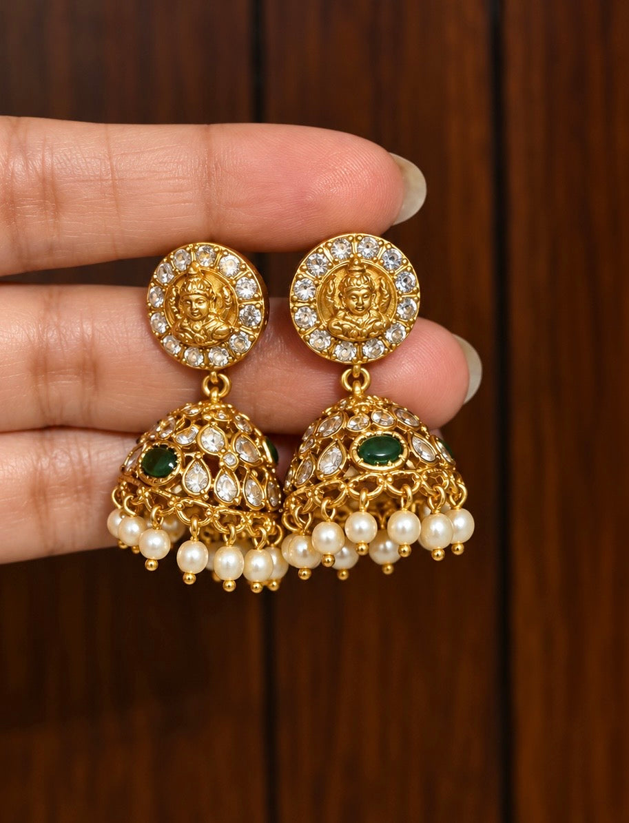 Mahalakshmi Kasusara Necklace - Convertible Zircon Coin Necklace Set