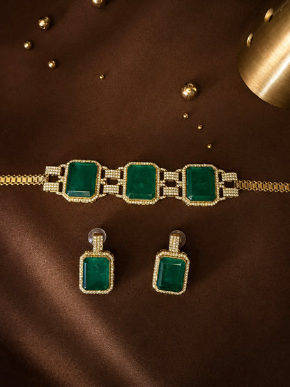 Meher – Emerald Heritage Choker Set.