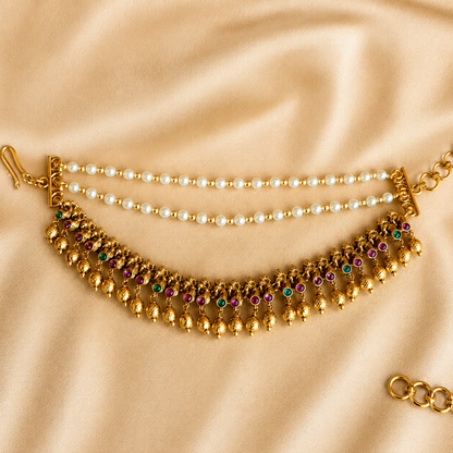 Karnika Maattil – Jadau Kundan Ear Chain