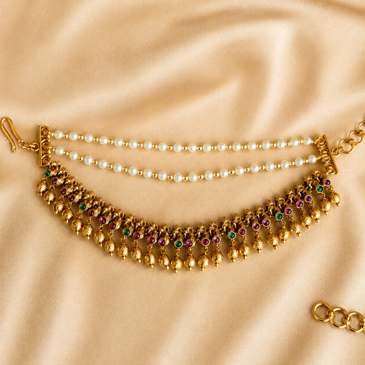 Karnika Maattil – Jadau Kundan Ear Chain