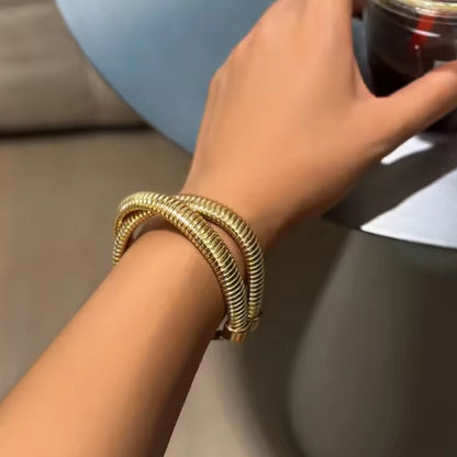 Dual Chain Cascade Bracelet