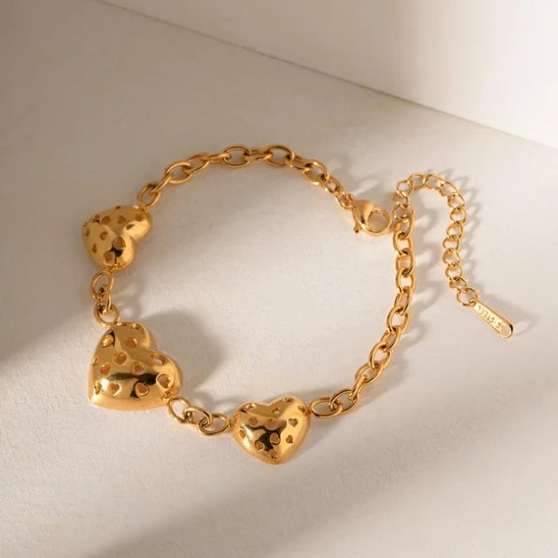 Ethereal Heart Bracelet
