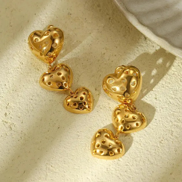 Ethereal Heart Earrings