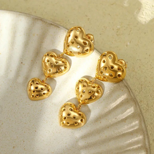 Ethereal Heart Earrings