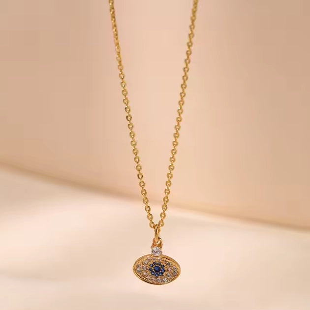 Evil Eye Pendant with Chain