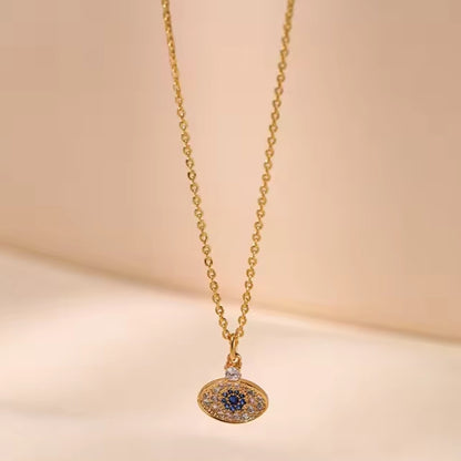 Evil Eye Pendant with Chain