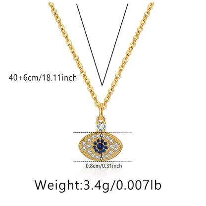 Evil Eye Pendant with Chain