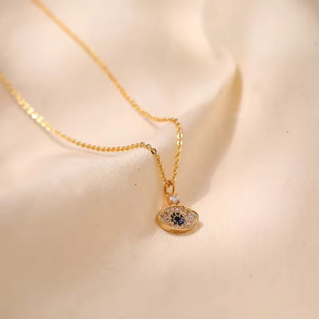 Evil Eye Pendant with Chain