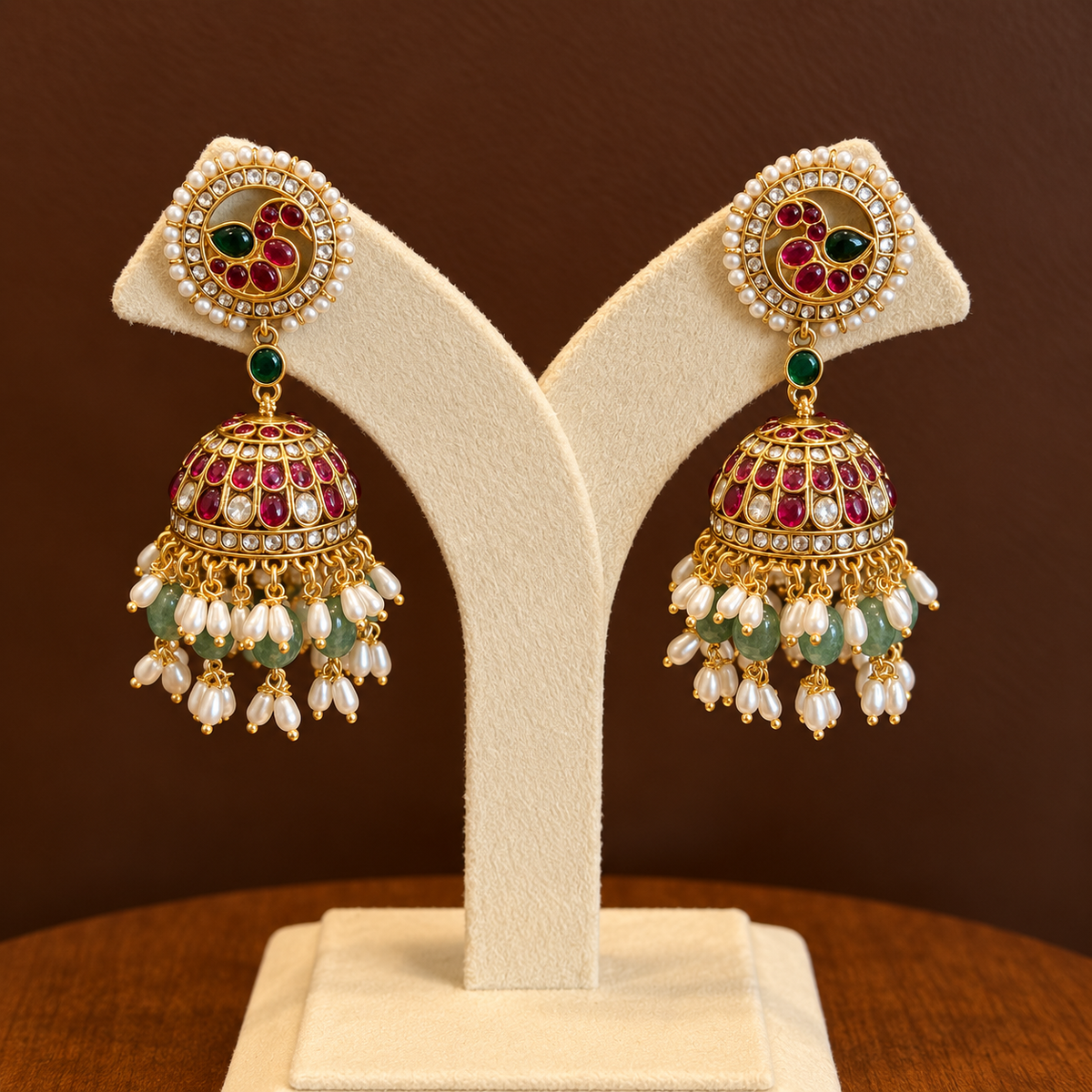 Vaikuntha Manjari – Original Jadau Kundan Gutta Pusalu Set